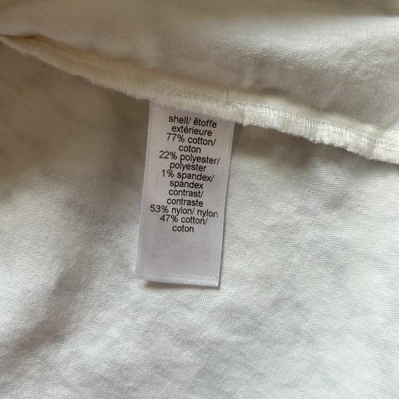 Maurices Cream Lace Inset Moto Jacket with Crisscross Design Size 1 - Picture 3 of 4